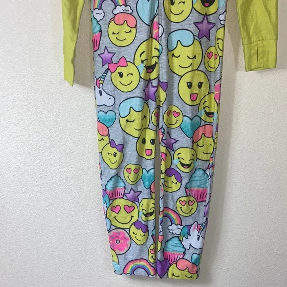 10X$50  Justice Emoji Onesie Pajama’s Onesies Unicorn Size 10